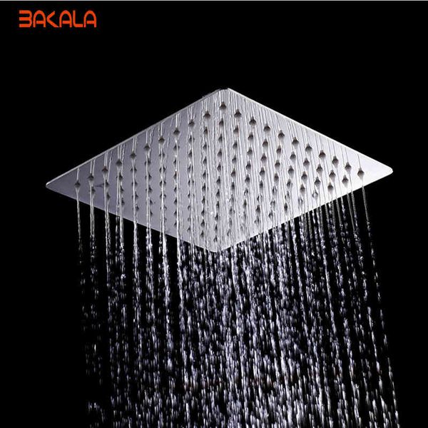 other faucets, showers & accs hipping bathroom stainless steel rain head square fall ultra-thin without arm ghpo 
other faucets, showers & accs hipping bathroom stainless steel rain head square fall ultra-thin without arm ghpo