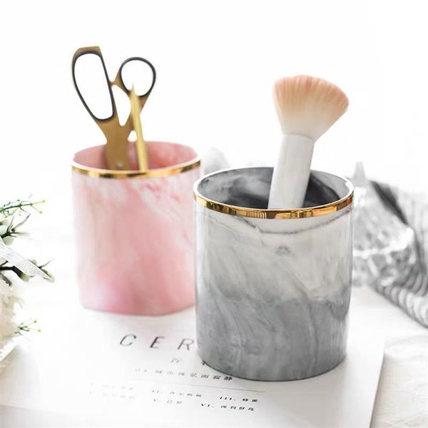 storage bottles & jars europe ceramic makeup brush tube eyebrow pencil organizer marble pattern jewelry box cosmetic holder
storage bottles & jars europe ceramic makeup brush tube eyebrow pencil organizer marble pattern jewelry box cosmetic holder