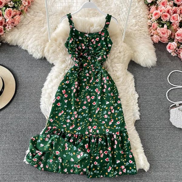 floral print spaghetti strap dress women green/yellow/red sleeveless open back high waist vestidos summer beach 2021 casual dresses, Black;gray
floral print spaghetti strap dress women green/yellow/red sleeveless open back high waist vestidos summer beach 2021 casual dresses, Black;gray