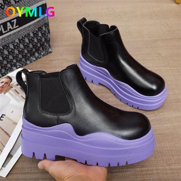 boots female student mid-to-high tube color matching platform fashion british style casual shoes, Black
boots female student mid-to-high tube color matching platform fashion british style casual shoes, Black