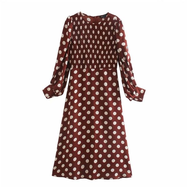 summer women dot vintage dress o-neck long sleeve casual mid-calf es female elegant a-line clothes vestidos 210513, Black;gray
summer women dot vintage dress o-neck long sleeve casual mid-calf es female elegant a-line clothes vestidos 210513, Black;gray