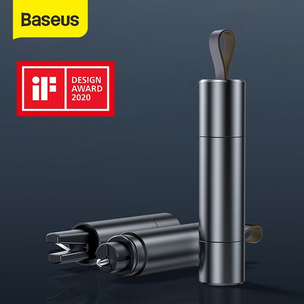 baseus safety hammer auto glass window breaker seat belt cutter life-saving escape car emergency tool
baseus safety hammer auto glass window breaker seat belt cutter life-saving escape car emergency tool