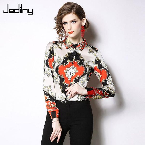 women's blouses & shirts vintage women long sleeve lapel blouse single breasted print shirt blusas mujer de moda 2021, White
women's blouses & shirts vintage women long sleeve lapel blouse single breasted print shirt blusas mujer de moda 2021, White