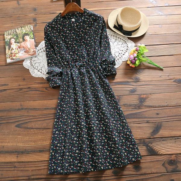 casual dresses women corduroy floral print dress for winter style long sleeve sweet elegant mori girl vestidos mujer 2021, Black;gray
casual dresses women corduroy floral print dress for winter style long sleeve sweet elegant mori girl vestidos mujer 2021, Black;gray