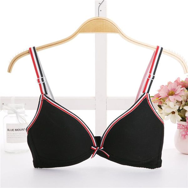 bras fashion chest girls underwear comfortable cotton popped gather bra thin under thick adjusting development, Red;black
bras fashion chest girls underwear comfortable cotton popped gather bra thin under thick adjusting development, Red;black