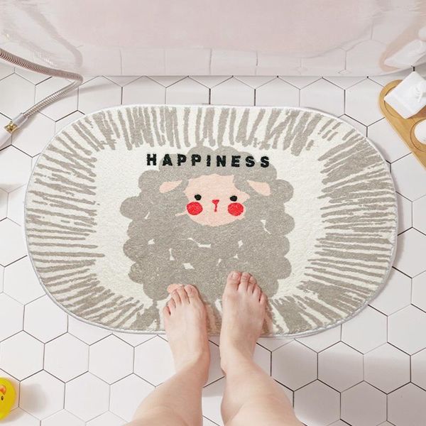 carpets sheep soft bathroom anti slip mat thickened flocking rug home decoration entrance door bedroom plush fluffy carpet
carpets sheep soft bathroom anti slip mat thickened flocking rug home decoration entrance door bedroom plush fluffy carpet