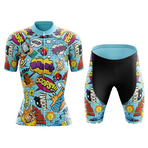 racing sets uniforme ciclismo mujer cartoons short sleeve cycling jersey set summer women bicycle wear maillot culttes mtb bike clothes suit, Black;blue 
racing sets uniforme ciclismo mujer cartoons short sleeve cycling jersey set summer women bicycle wear maillot culttes mtb bike clothes suit, Black;blue