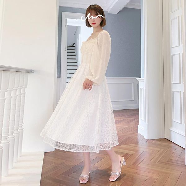 casual dresses yigelila fashion women autumn lace dress elegant square collar lantern sleeve empire slim a-line mid-length 66783, Black;gray
casual dresses yigelila fashion women autumn lace dress elegant square collar lantern sleeve empire slim a-line mid-length 66783, Black;gray