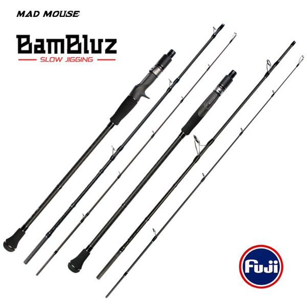 bambluz japan full fuji parts 3 section portable slow jigging rod 1.9m /casting corss carbon ocean boat fishing rods
bambluz japan full fuji parts 3 section portable slow jigging rod 1.9m /casting corss carbon ocean boat fishing rods