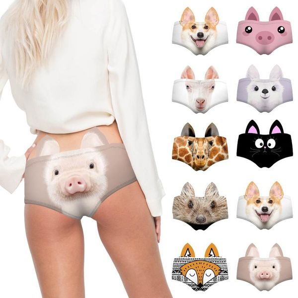 women's panties women cute animal print comfortable breathable lingerie underwear low-rise briefs intimates, Black;pink
women's panties women cute animal print comfortable breathable lingerie underwear low-rise briefs intimates, Black;pink