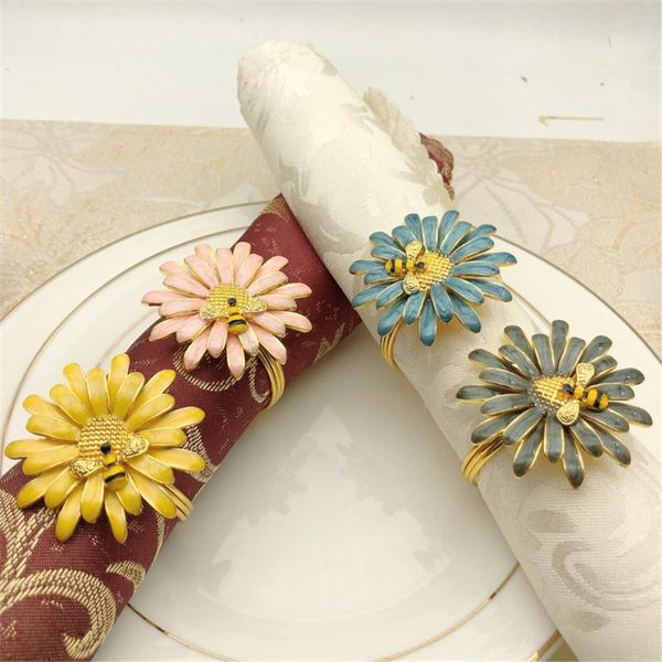 napkin rings 10pcs/spot bee flower small daisy ring western table decoration furnishings
napkin rings 10pcs/spot bee flower small daisy ring western table decoration furnishings