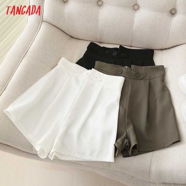 tangada women elegant solid amygreen summer shorts zipper pockets ol shorts pantalones 7h01 210609, White;black
tangada women elegant solid amygreen summer shorts zipper pockets ol shorts pantalones 7h01 210609, White;black