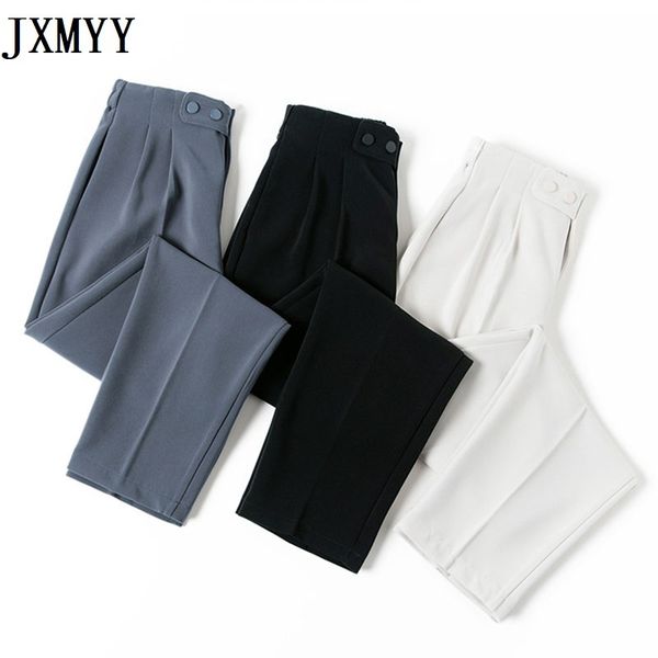 spring thin straight feet harlan nine-point suit high waist casual commuter women's pants 210412, Black;white
spring thin straight feet harlan nine-point suit high waist casual commuter women's pants 210412, Black;white