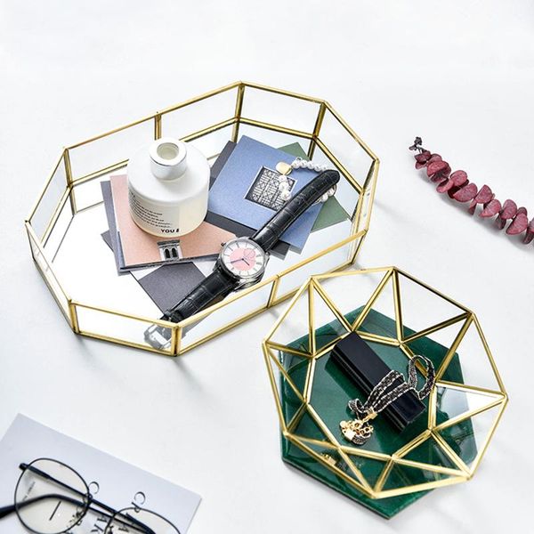 kitchen storage & organization glass makeup tray golden polygon geometry baskets box desksmall items jewelry necklace plate display
kitchen storage & organization glass makeup tray golden polygon geometry baskets box desksmall items jewelry necklace plate display