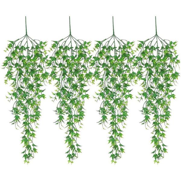 artificial hanging plants sweet potato leaves fake rattan vine for home garden wall decoration decor decorative flowers & wreaths
artificial hanging plants sweet potato leaves fake rattan vine for home garden wall decoration decor decorative flowers & wreaths
