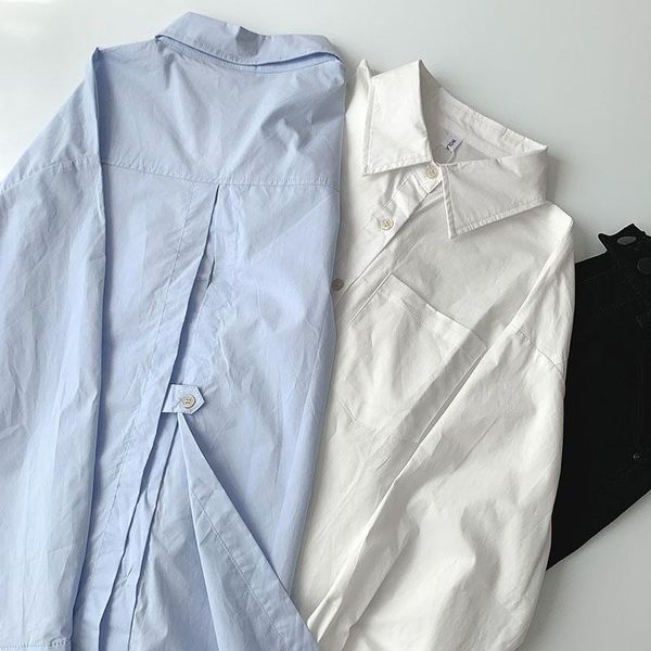 women's blouses & shirts shirt spring and summer 2021 loose long sleeve design feeling white fashion
women's blouses & shirts shirt spring and summer 2021 loose long sleeve design feeling white fashion