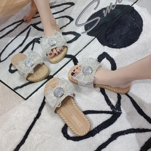house slippers platform summer women's shoes low slides flower pantofle fashion butterfly-knot shale female beach soft flat 2021, Black
house slippers platform summer women's shoes low slides flower pantofle fashion butterfly-knot shale female beach soft flat 2021, Black