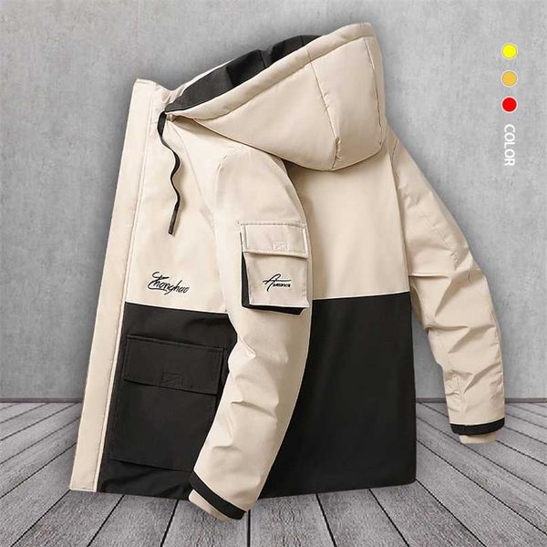 winter jacket men thick warm parkas jacket men hooded solid patchwork windbreaker male coats big size m-6xl 211206, Black
winter jacket men thick warm parkas jacket men hooded solid patchwork windbreaker male coats big size m-6xl 211206, Black