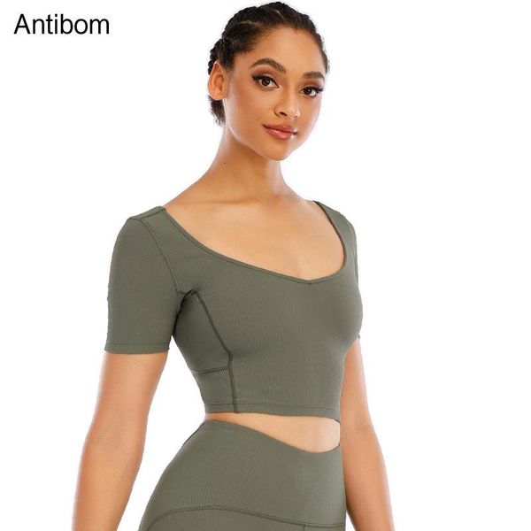 yoga outfit antibom woman t-shirts short sleeve fitness v-neck crop gym workout sportswear jogging athletic slim clothes summer
yoga outfit antibom woman t-shirts short sleeve fitness v-neck crop gym workout sportswear jogging athletic slim clothes summer