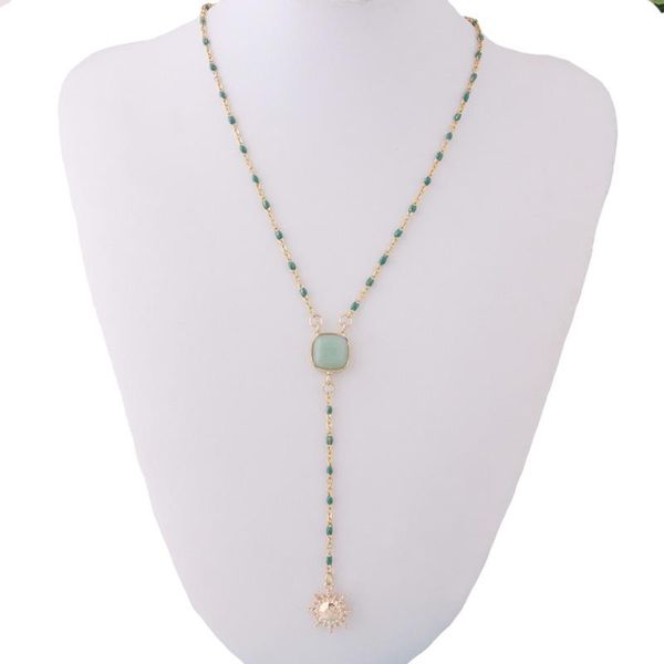 chokers stainless steel necklace natural stone pendant short woman pink jewelry, Golden;silver
chokers stainless steel necklace natural stone pendant short woman pink jewelry, Golden;silver