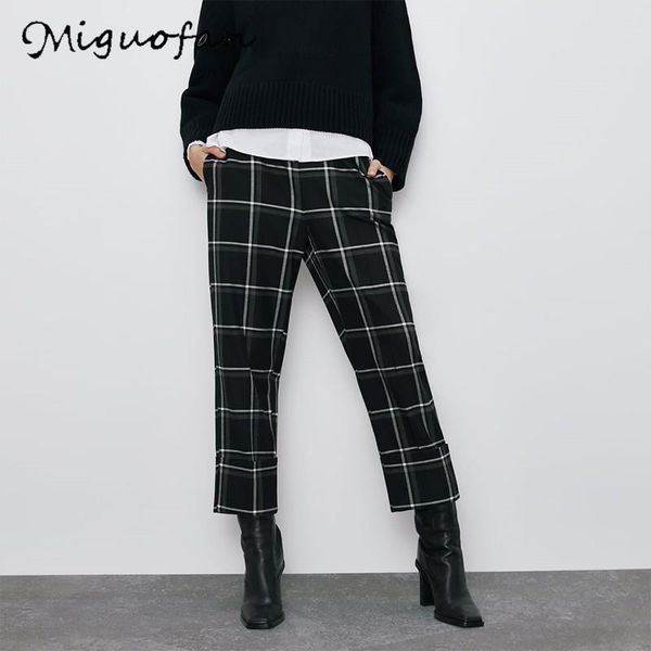 women's pants & capris cargo women winter autumn fashion black plaid streetwear office ladies trouses moda mujer 2021 calcas feminina z, Black;white
women's pants & capris cargo women winter autumn fashion black plaid streetwear office ladies trouses moda mujer 2021 calcas feminina z, Black;white