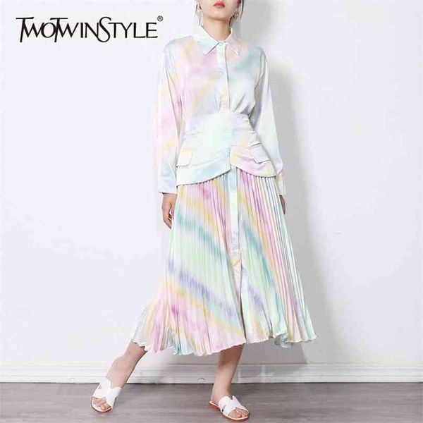 tie dye print dress for women lapel long sleeve high waist hit color elegant dresses female fashion spring 210520, Black;gray
tie dye print dress for women lapel long sleeve high waist hit color elegant dresses female fashion spring 210520, Black;gray