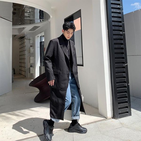 men's suits & blazers men vintage streetwear loose casual suit blazer detachable hem coat male women jacket outerwear stage clothing, White;black
men's suits & blazers men vintage streetwear loose casual suit blazer detachable hem coat male women jacket outerwear stage clothing, White;black
