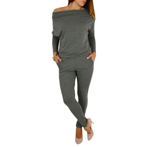 women's jumpsuits & rompers 2021 sprting summer casual black red womens playsuit off shoulder long sleeve loose pocktes pencil pants ju, Black;white
women's jumpsuits & rompers 2021 sprting summer casual black red womens playsuit off shoulder long sleeve loose pocktes pencil pants ju, Black;white