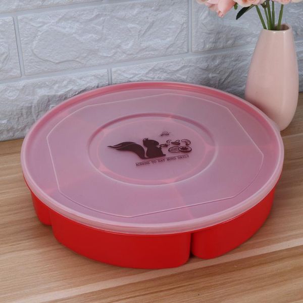 dishes & plates creative multi sectional snack serving tray set with lid for home (red)
dishes & plates creative multi sectional snack serving tray set with lid for home (red)