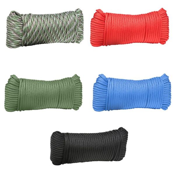 50m climbing rope 4mm flexible 9-core survival strap non-slip wear-resistant portable outdoor hiking rescue safety gadgets
50m climbing rope 4mm flexible 9-core survival strap non-slip wear-resistant portable outdoor hiking rescue safety gadgets