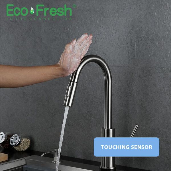 lead-sus304 stainless steel pull out touch faucet kitchen sensitive control mixer sensor tap bathroom shower sets
lead-sus304 stainless steel pull out touch faucet kitchen sensitive control mixer sensor tap bathroom shower sets