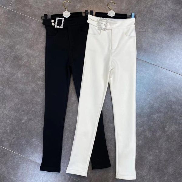 winter women arrival fashion pearl square button decoration high waist slim casual bottoming pants rd824 women's & capris, Black;white
winter women arrival fashion pearl square button decoration high waist slim casual bottoming pants rd824 women's & capris, Black;white