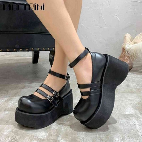 sandals brand chic ins sweet platform wees chunky high heels mary janes pumps women gothic thick bottom shoes woman, Black
sandals brand chic ins sweet platform wees chunky high heels mary janes pumps women gothic thick bottom shoes woman, Black
