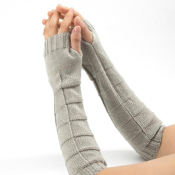 five fingers gloves fashion women' knitting striped fingerless autumn winter outdoor daily solid color arm female thick warm gift, Blue;gray
five fingers gloves fashion women' knitting striped fingerless autumn winter outdoor daily solid color arm female thick warm gift, Blue;gray