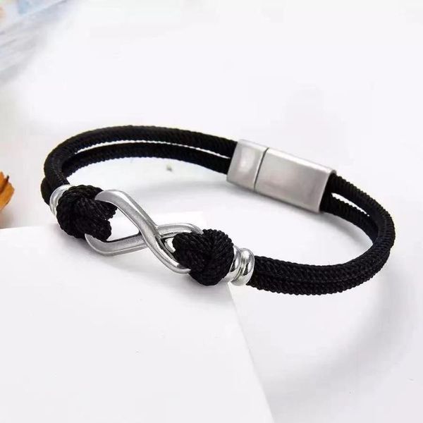 beaded, strands fashion figure eight colorful rope bracelet men lover lucky parcel survival women couple jewelry direc, Black
beaded, strands fashion figure eight colorful rope bracelet men lover lucky parcel survival women couple jewelry direc, Black