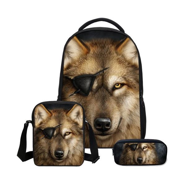 backpack 2021 boys school bags 3d wolf print large teenagers children student 3pc lapbag set kids grade 3-6
backpack 2021 boys school bags 3d wolf print large teenagers children student 3pc lapbag set kids grade 3-6