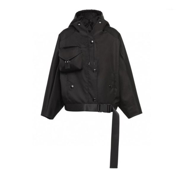 spring famous designer black nylon jacket for women 2021 fashion long sleeve office lady big pocket hooded coat0686 women's jac jackets, Black;brown
spring famous designer black nylon jacket for women 2021 fashion long sleeve office lady big pocket hooded coat0686 women's jac jackets, Black;brown