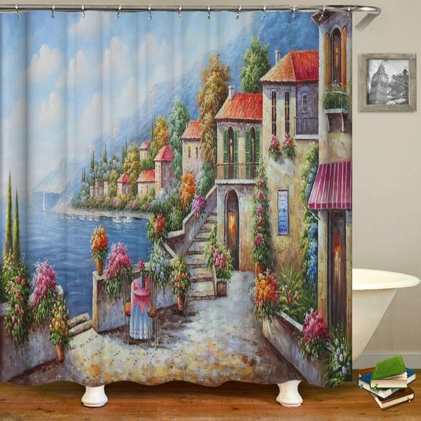 3d printing rural landscape flowers bathroom curtains shower curtain with 12 hooks waterproof polyester fabric bath
3d printing rural landscape flowers bathroom curtains shower curtain with 12 hooks waterproof polyester fabric bath