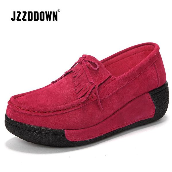 dress shoes genuine leather women platform casual cow suede ladies high heel sneakers loafers elegant woman plus size wedge shoe, Black
dress shoes genuine leather women platform casual cow suede ladies high heel sneakers loafers elegant woman plus size wedge shoe, Black