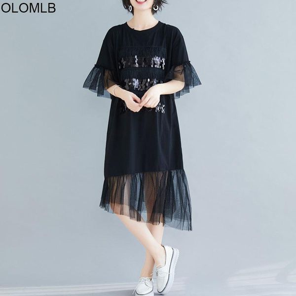 casual dresses plus size women dress loose cotton solid black sundress clothing 2021 summer fashion lady vestidos beading pleated mesh, Black;gray
casual dresses plus size women dress loose cotton solid black sundress clothing 2021 summer fashion lady vestidos beading pleated mesh, Black;gray