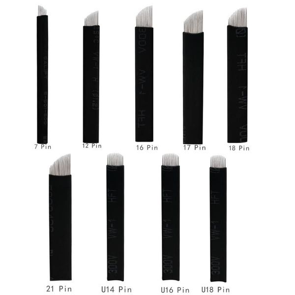 tattoo needles 50pcs/lot black 0.18mm embroidery extremely thin nano blade semi permanent makeup eyebrow microblading
tattoo needles 50pcs/lot black 0.18mm embroidery extremely thin nano blade semi permanent makeup eyebrow microblading