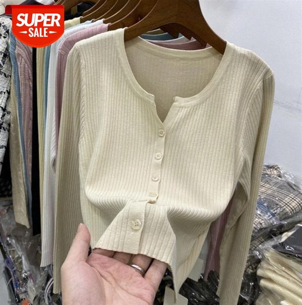 spring korean style long-sleeved knitted cardigan women's western all-match thin gentle wind blouse jacket trend #px4e, Black
spring korean style long-sleeved knitted cardigan women's western all-match thin gentle wind blouse jacket trend #px4e, Black