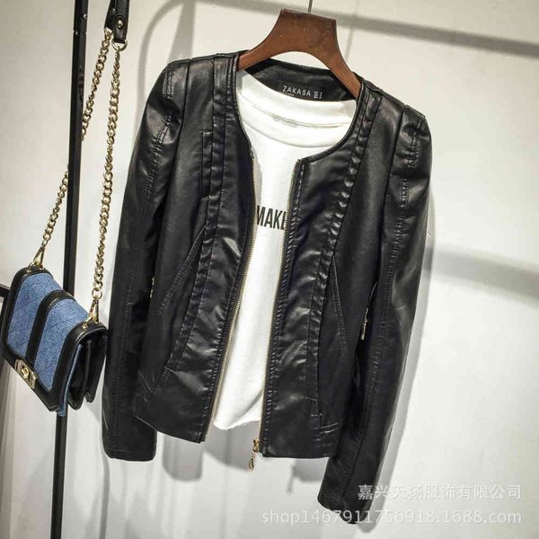 leather jacket high fashion men belt autumn clothes motorcycle coat round neck 002, Black
leather jacket high fashion men belt autumn clothes motorcycle coat round neck 002, Black