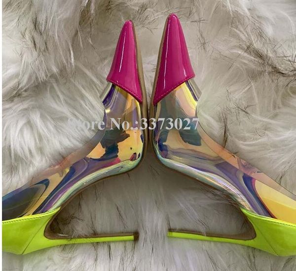 dress shoes mixed color 12cm stiletto heel pumps women pointed toe pvc high heels single lady large size party, Black
dress shoes mixed color 12cm stiletto heel pumps women pointed toe pvc high heels single lady large size party, Black