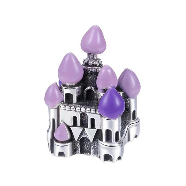 1pcs cute purple castle pendant diy beads adapting to original pandora charm bracelet ladies jewelry making gifts, Silver
1pcs cute purple castle pendant diy beads adapting to original pandora charm bracelet ladies jewelry making gifts, Silver