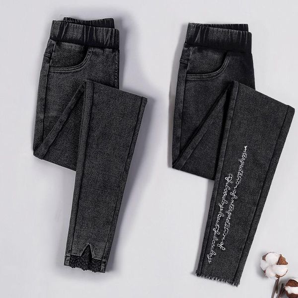 women's jeans 2021 slim for women hole design ladies blue denim pencil pants casual stretch waist light trousers l221
women's jeans 2021 slim for women hole design ladies blue denim pencil pants casual stretch waist light trousers l221