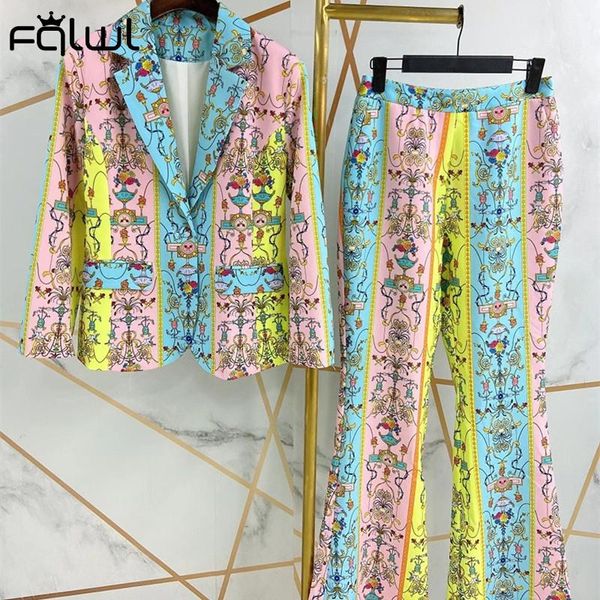 women's two piece pants fqlwl autumn print 2 set women 2021 outfits long sleeve blazer flare wide leg suit casual matching, White
women's two piece pants fqlwl autumn print 2 set women 2021 outfits long sleeve blazer flare wide leg suit casual matching, White