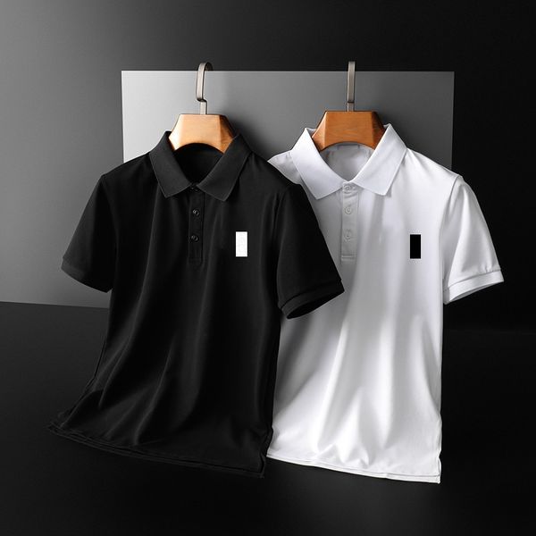brand polos shirts 2021 mens cotton blend short sleeve casual high end summer breathable solid man womens clothing t, White;black
brand polos shirts 2021 mens cotton blend short sleeve casual high end summer breathable solid man womens clothing t, White;black