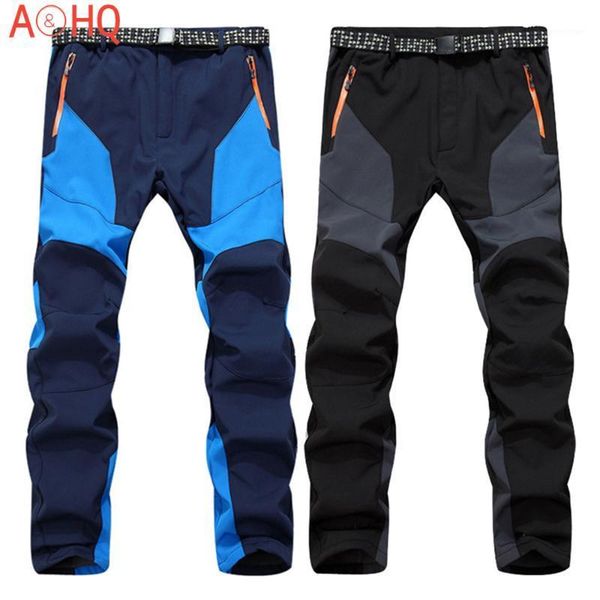 men's pants men winter trekking outdoor sports hiking fashion trousers thicken waterproof camping color block warm, Black
men's pants men winter trekking outdoor sports hiking fashion trousers thicken waterproof camping color block warm, Black