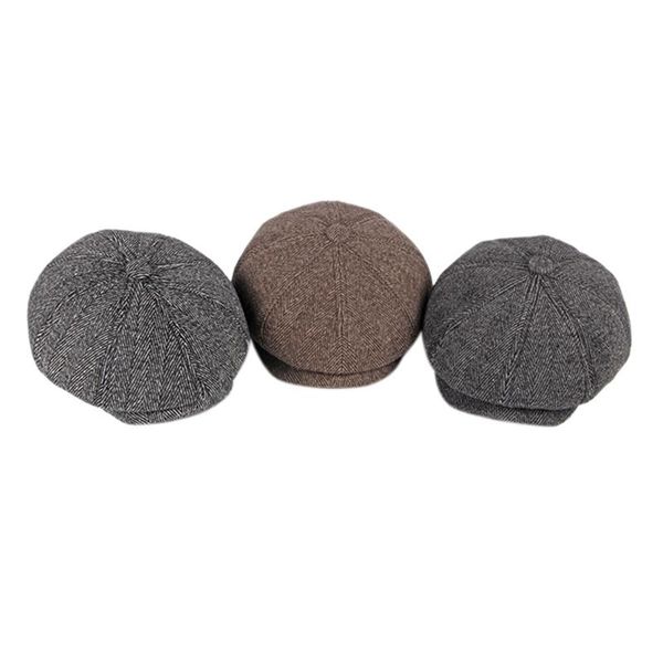 berets cap hat thick warm men beret male vintage wool dad grandfather octagonal sboy flat, Blue;gray
berets cap hat thick warm men beret male vintage wool dad grandfather octagonal sboy flat, Blue;gray